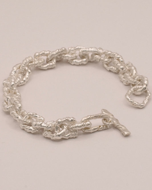 Silver elegant chain bracelet 